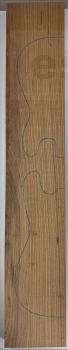 Body Swamp Ash AA thermo-treated  "Caramel", 2 pcs. in one
